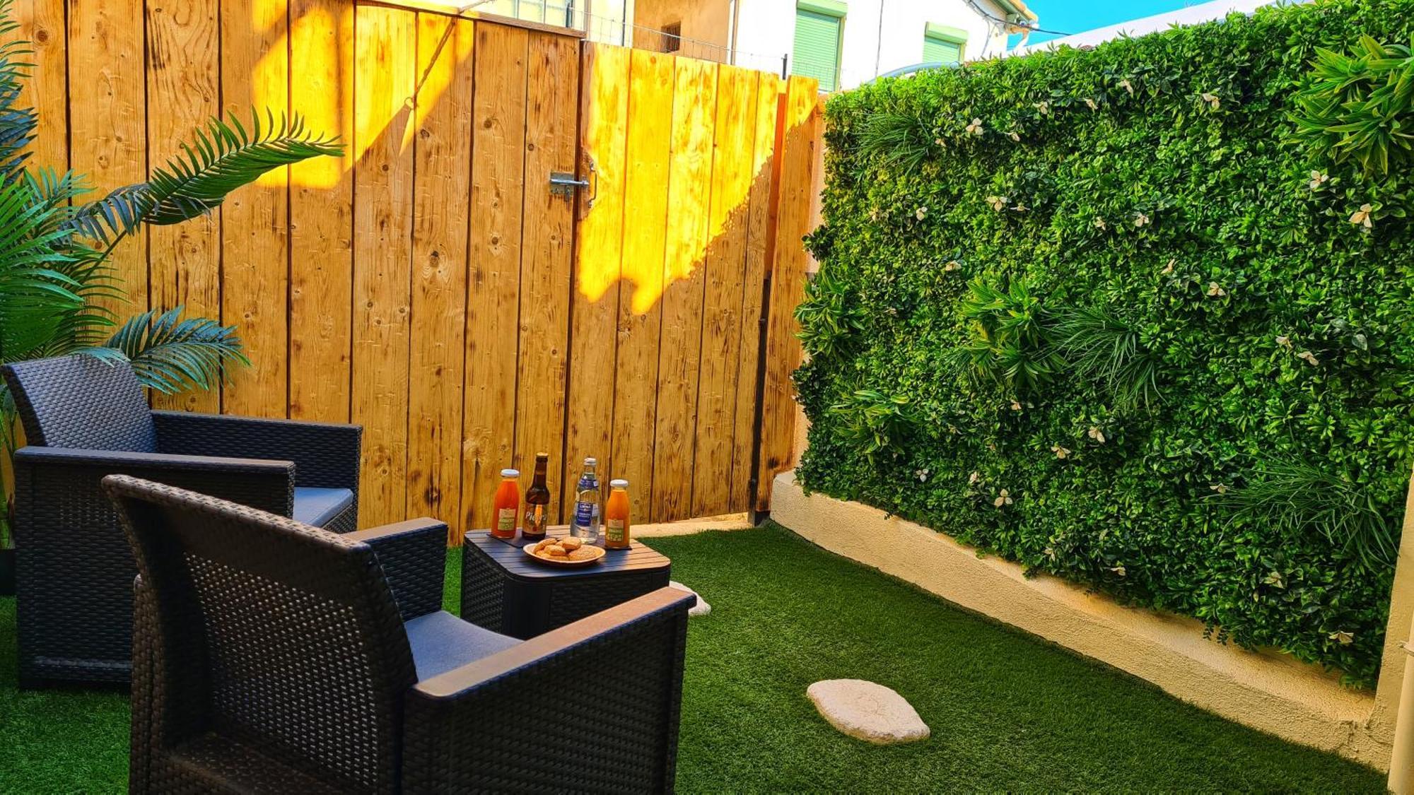 T2 Chambre Miroir Jardin Et Parking Prive مارسيليا المظهر الخارجي الصورة